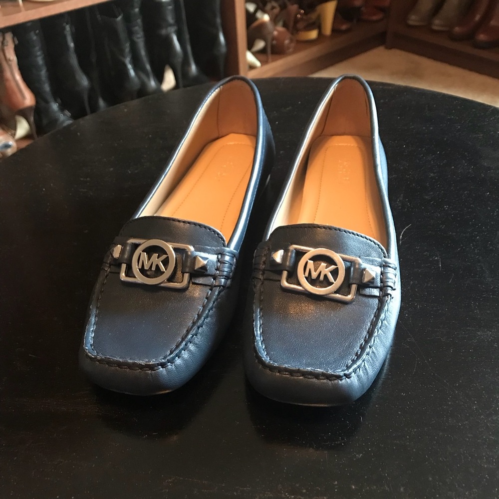 Michael Kors Navy Blue Loafers